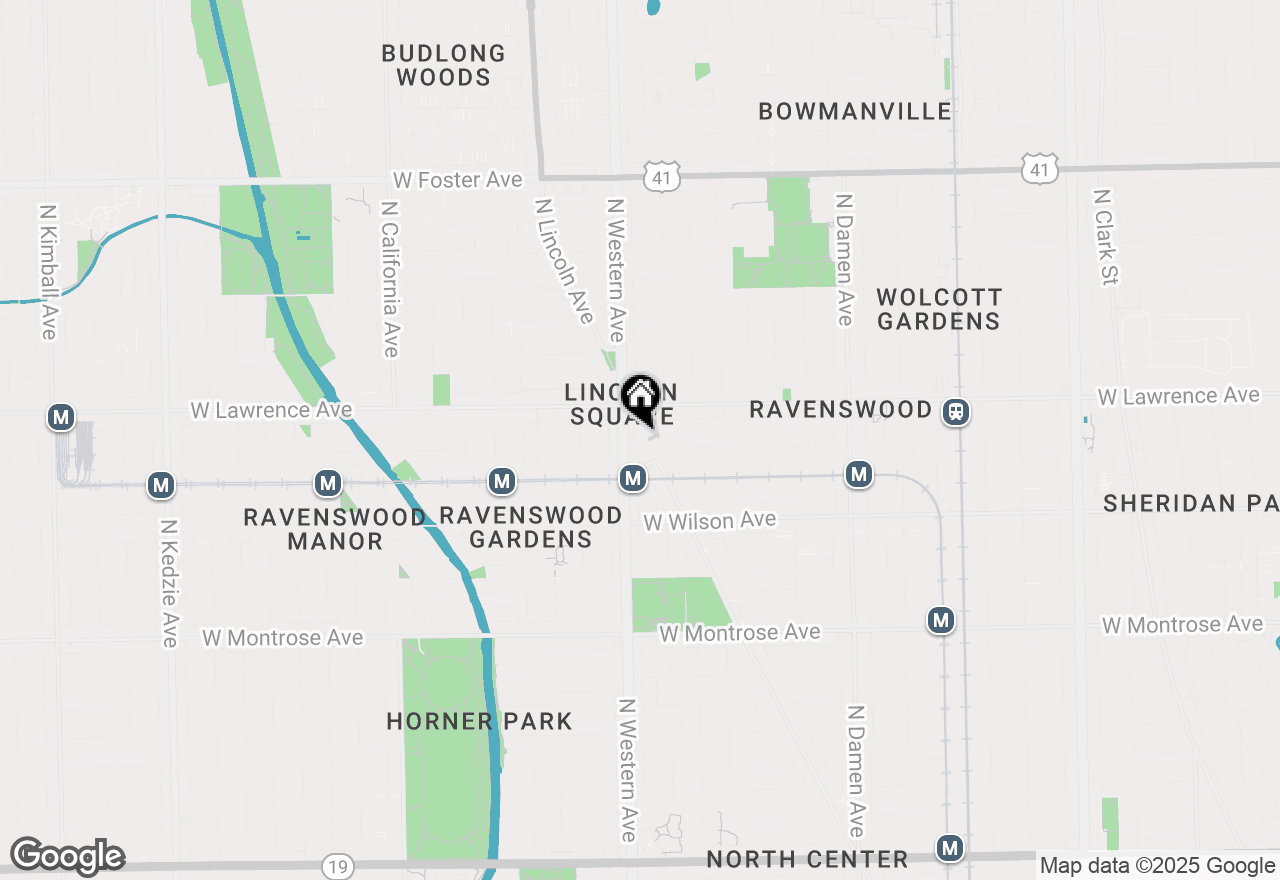 Map of 4736 N Lincoln Avenue #4, Chicago, IL 60625