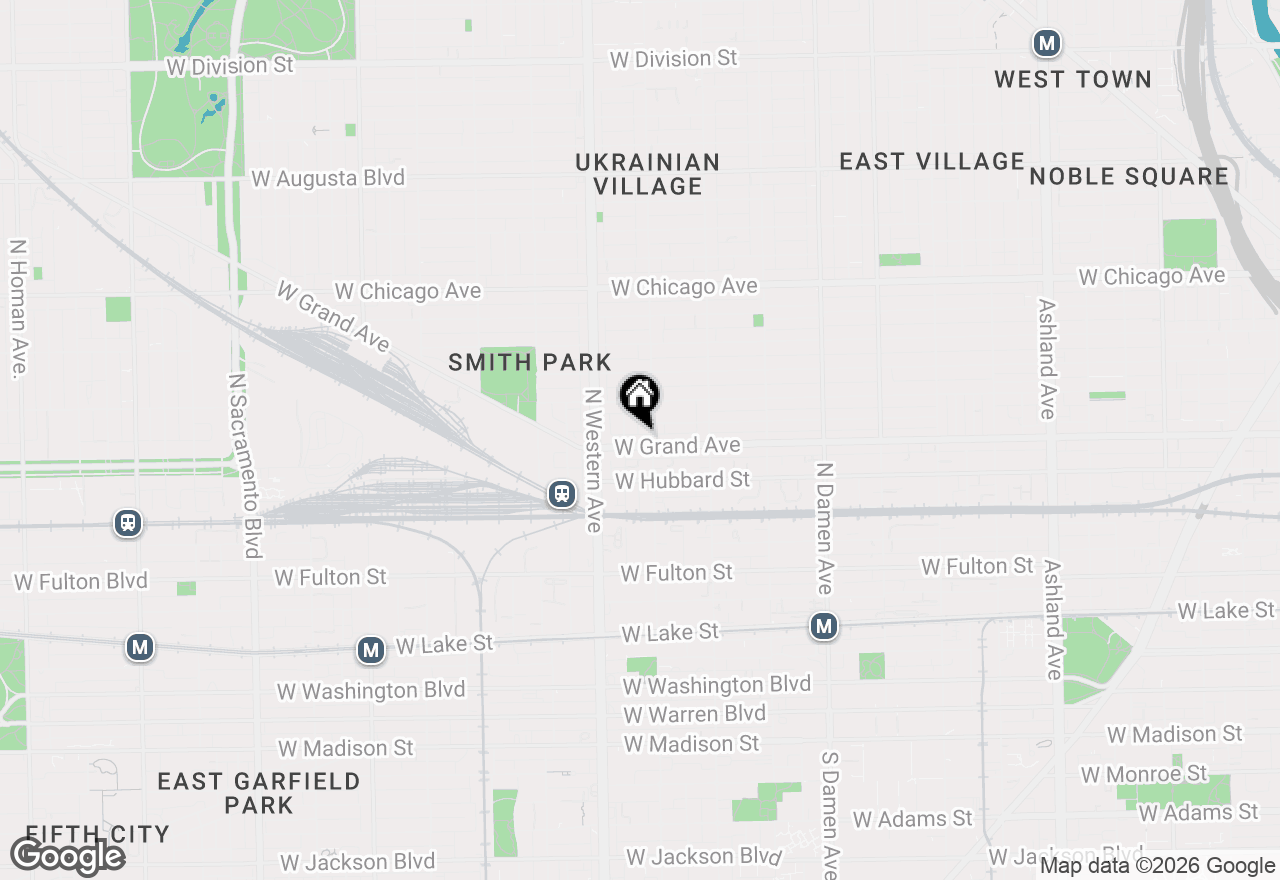 Map of 2310 W Grand Avenue #1N, Chicago, IL 60612