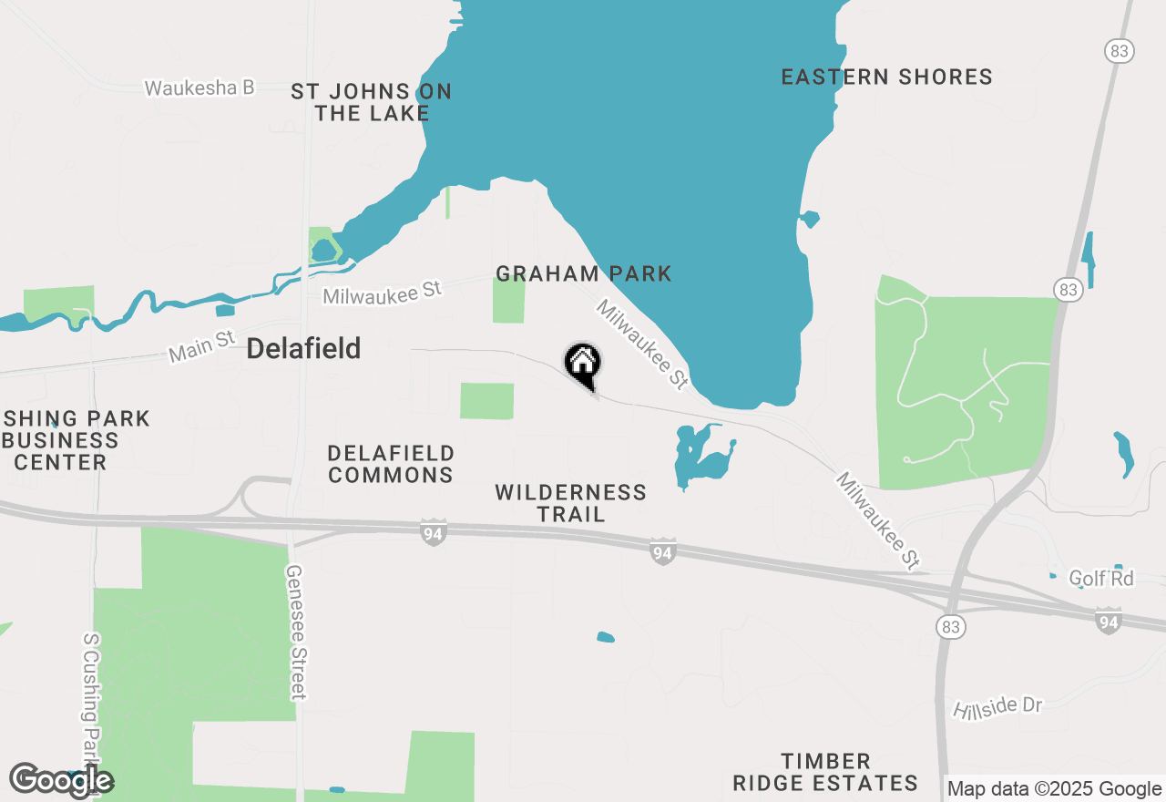 Map of 1368 Jensen Ct, Delafield, WI 53018