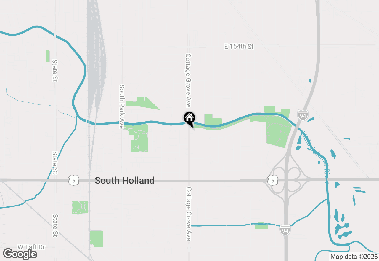 Map of 15915 Cottage Grove Avenue, South Holland, IL 60473