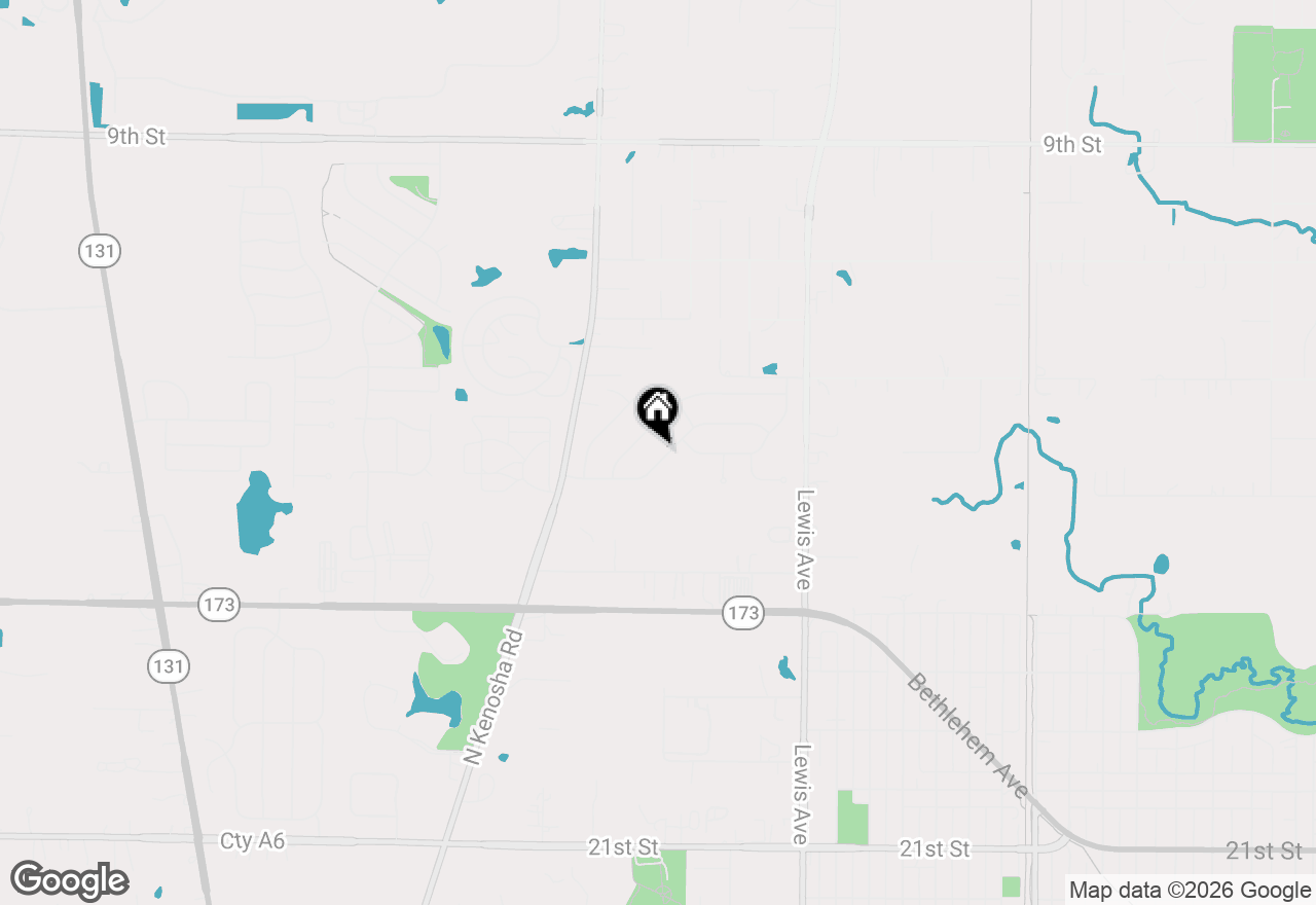 Map of 3412 Harbor Ridge Drive, Zion, IL 60099