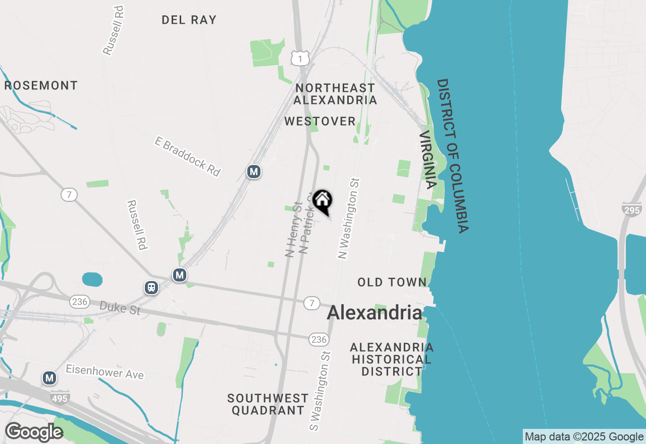 Map of 519 N Alfred Street, Alexandria, VA 22314