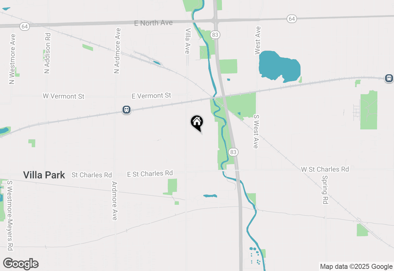 Map of 197 S Pick Avenue, Elmhurst, IL 60126