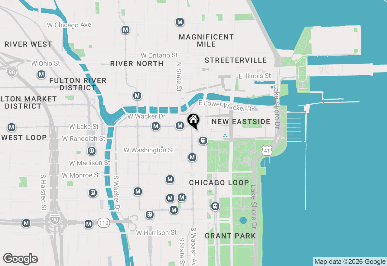 Map of 60 E Randolph Street #22B, Chicago, IL 60601