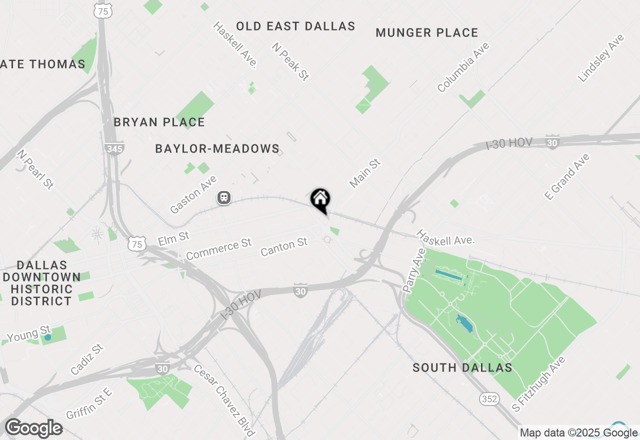 Map of 110 Exposition Avenue #A & B, Dallas, TX 75226