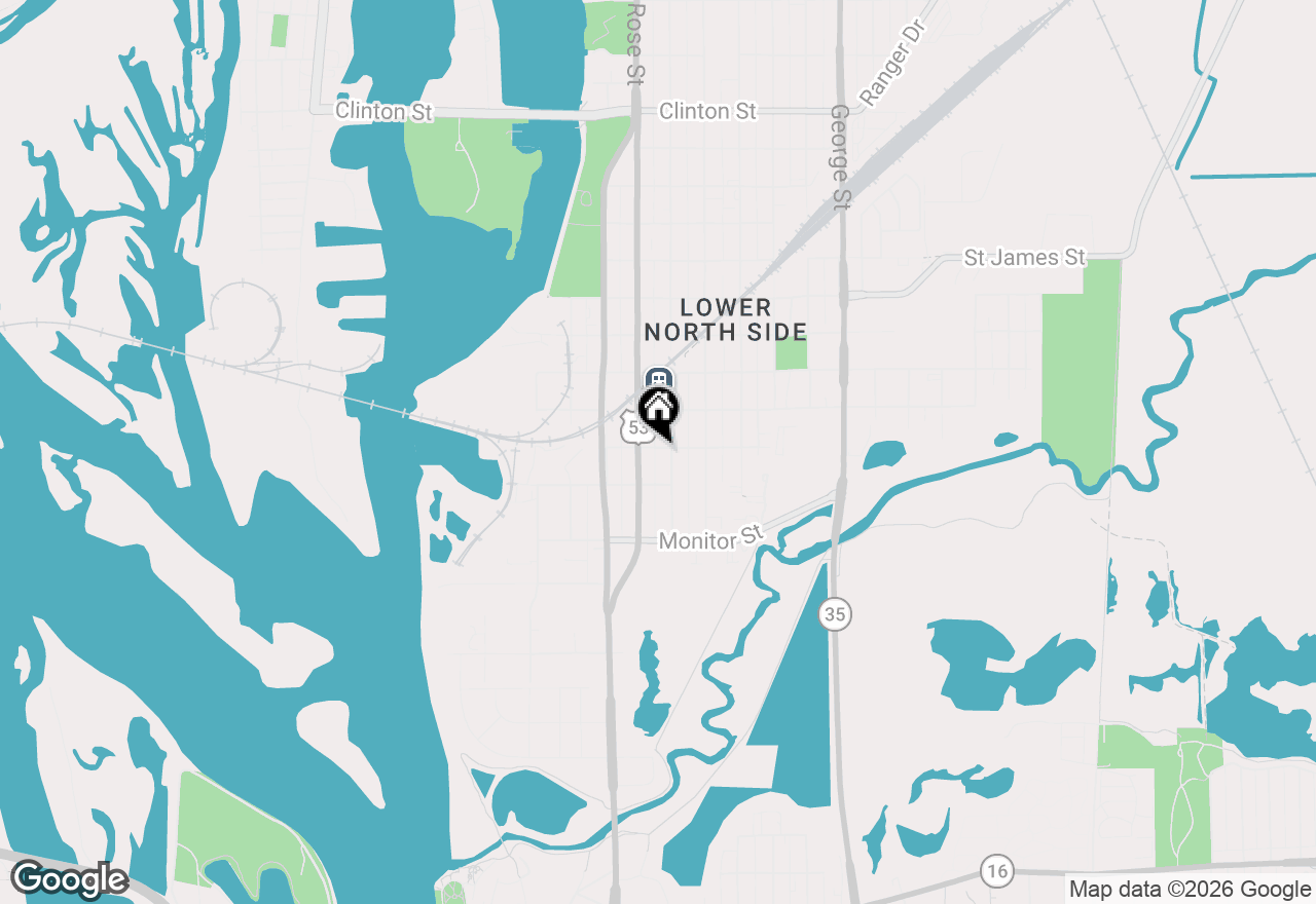 Map of 612 Gould St, La Crosse, WI 54603