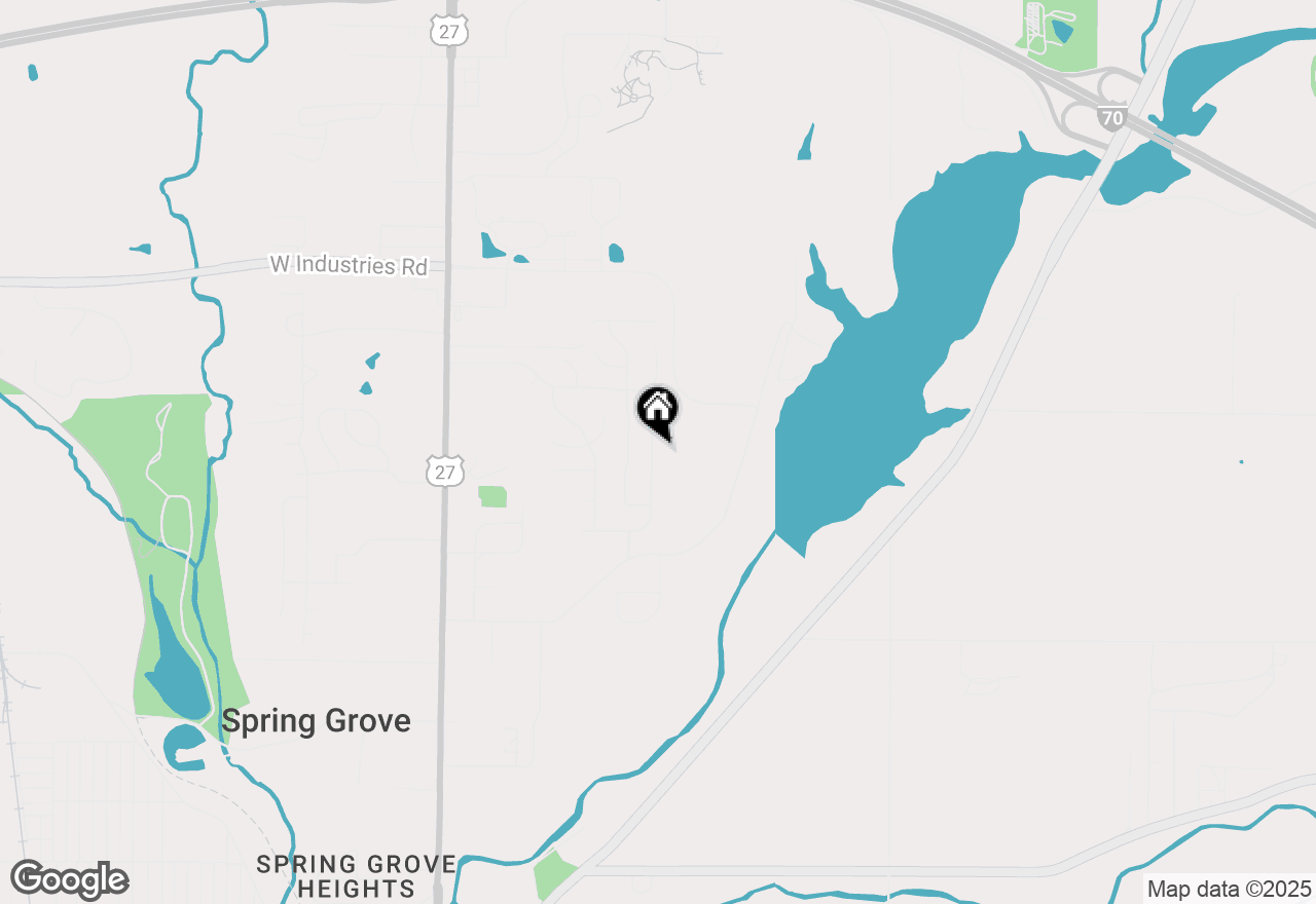 Map of 2309 Oak Park Drive, Richmond, IN 47374