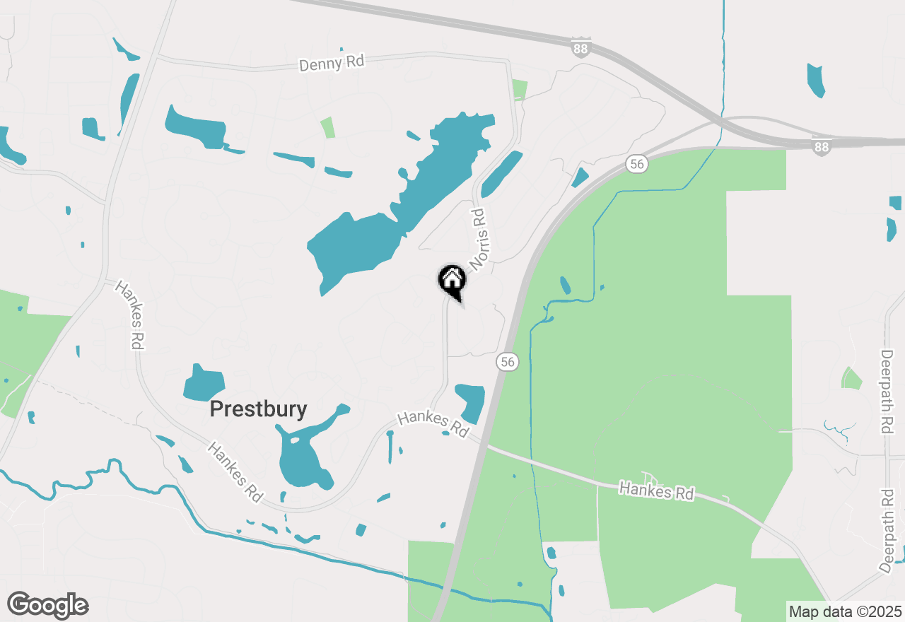 Map of 1182 Woodridge Drive #A, Sugar Grove, IL 60554