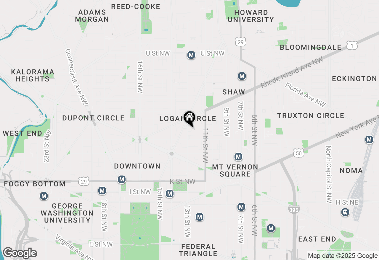 Map of 1325 13th Street Nw #2, Washington, DC 20005