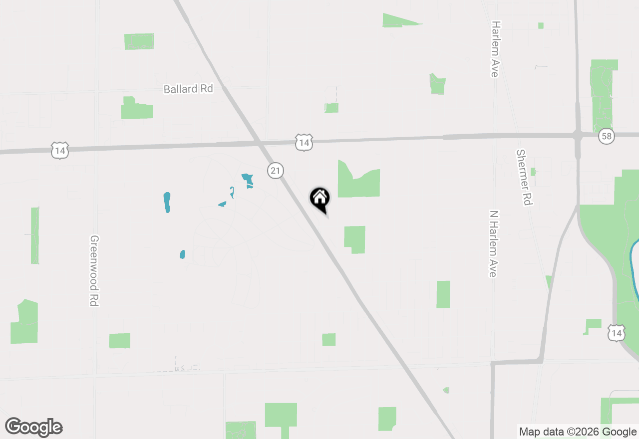 Map of 8516 N Ozanam Avenue, Niles, IL 60714