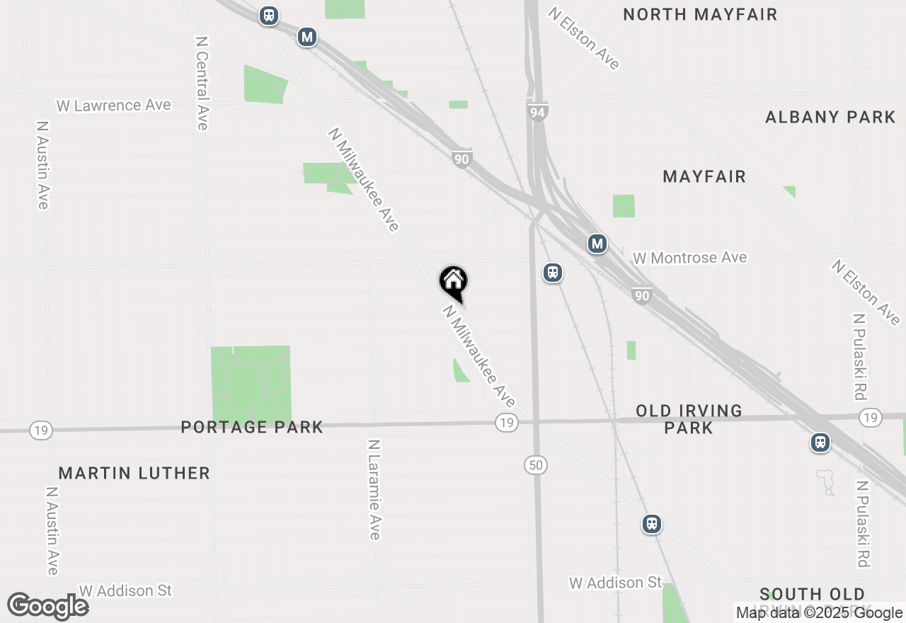 Map of 4257 N Milwaukee Avenue, Chicago, IL 60641