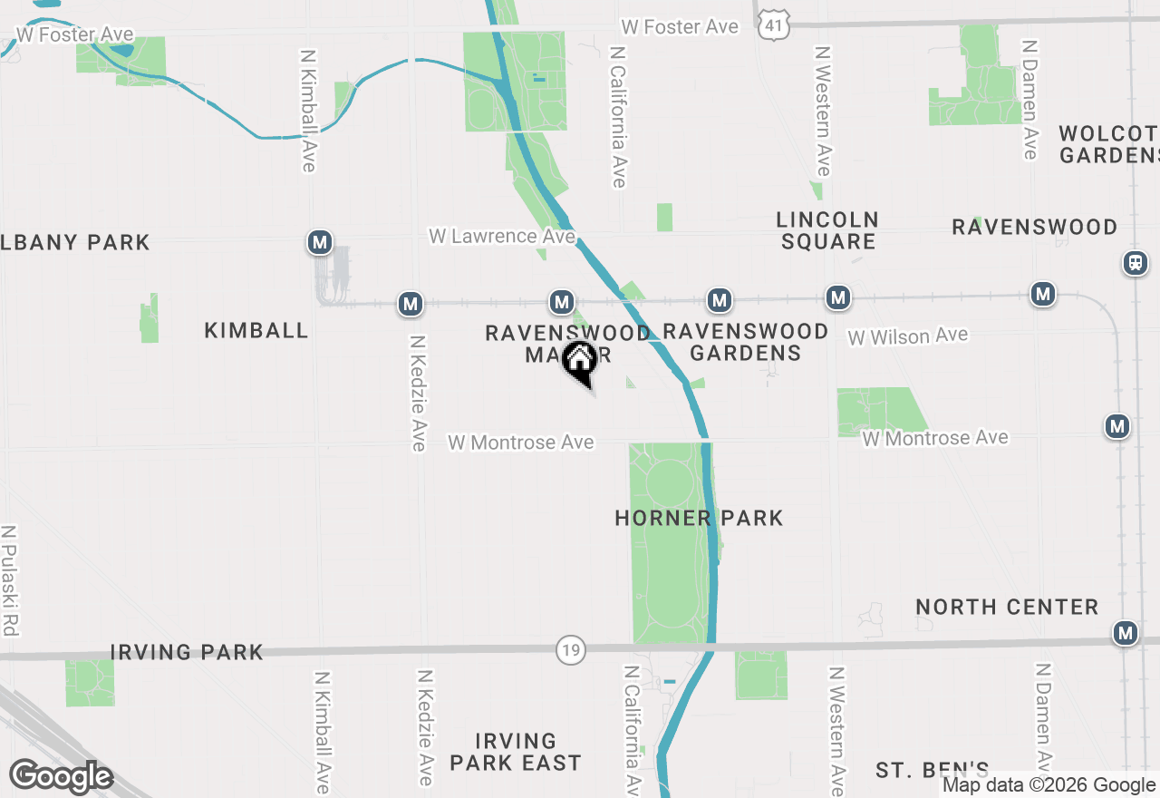 Map of 4451 N Francisco Avenue, Chicago, IL 60625