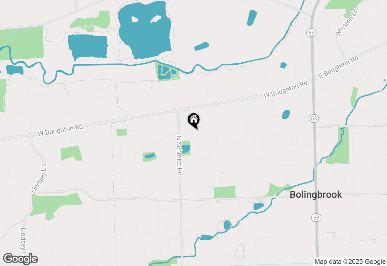 Map of 458 Seneca Lane, Bolingbrook, IL 60440