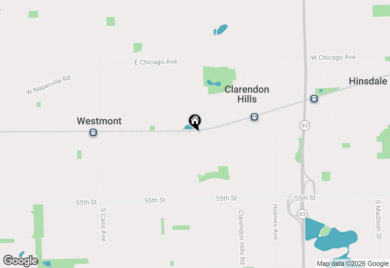 Map of 446 Mcdaniels Circle #302, Clarendon Hills, IL 60514