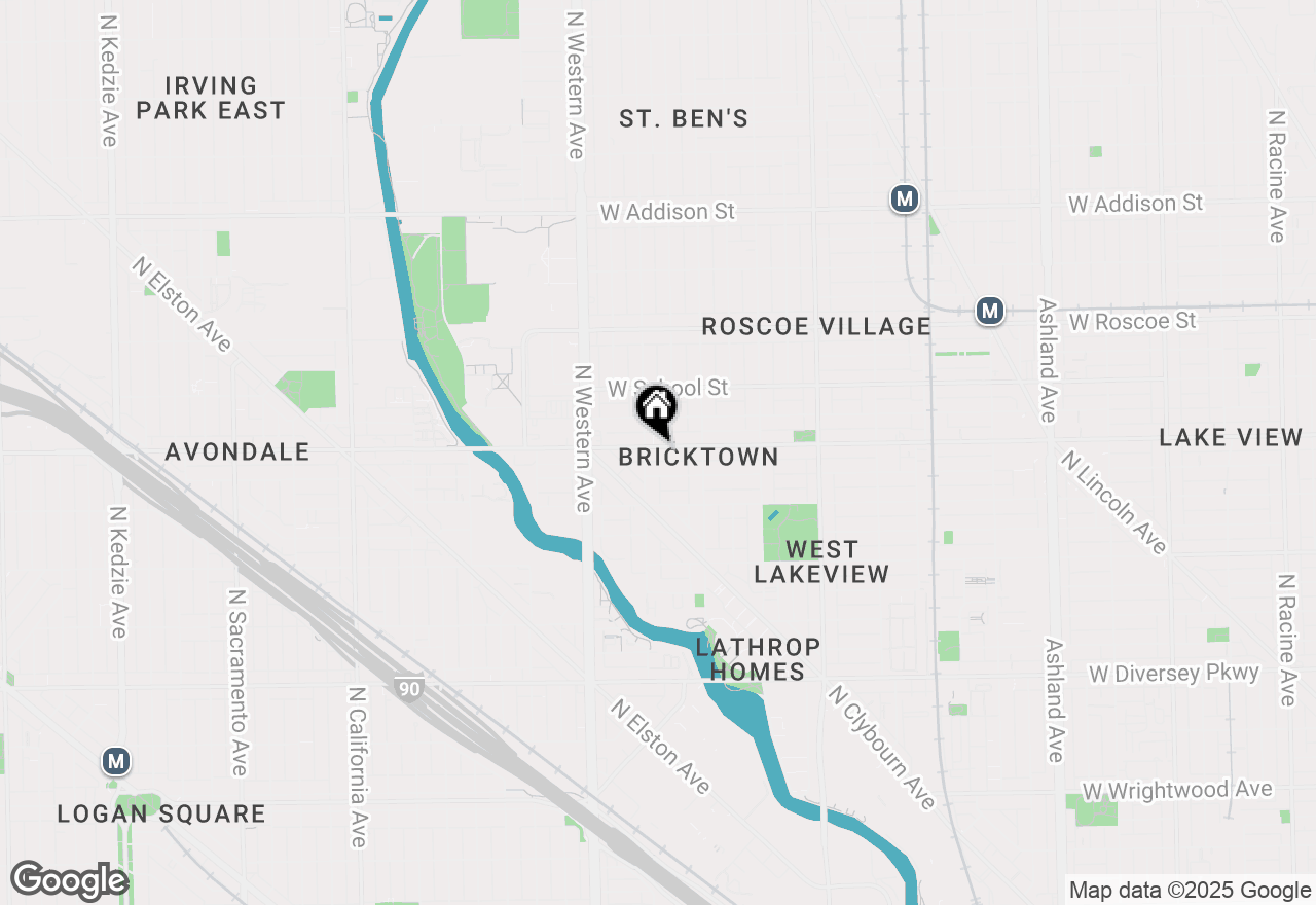 Map of 2249 W Belmont Avenue, Chicago, IL 60618