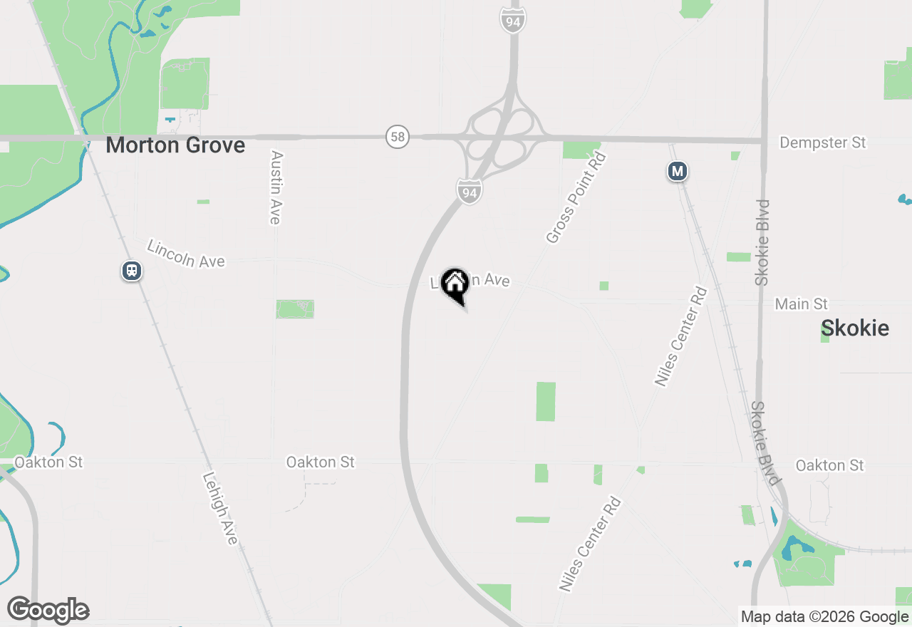 Map of 5526 Washington Street, Morton Grove, IL 60053