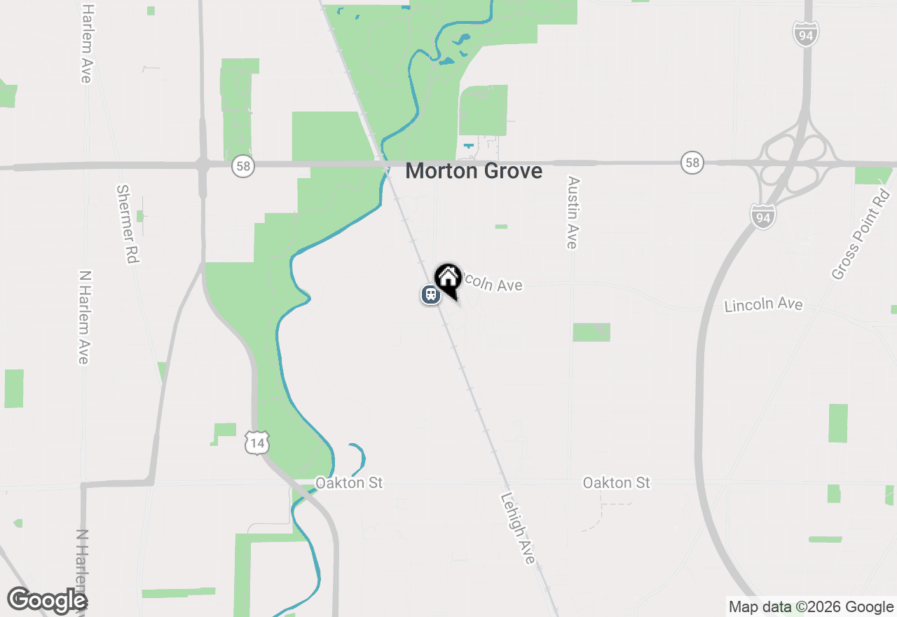 Map of 8400 Callie Avenue #408, Morton Grove, IL 60053
