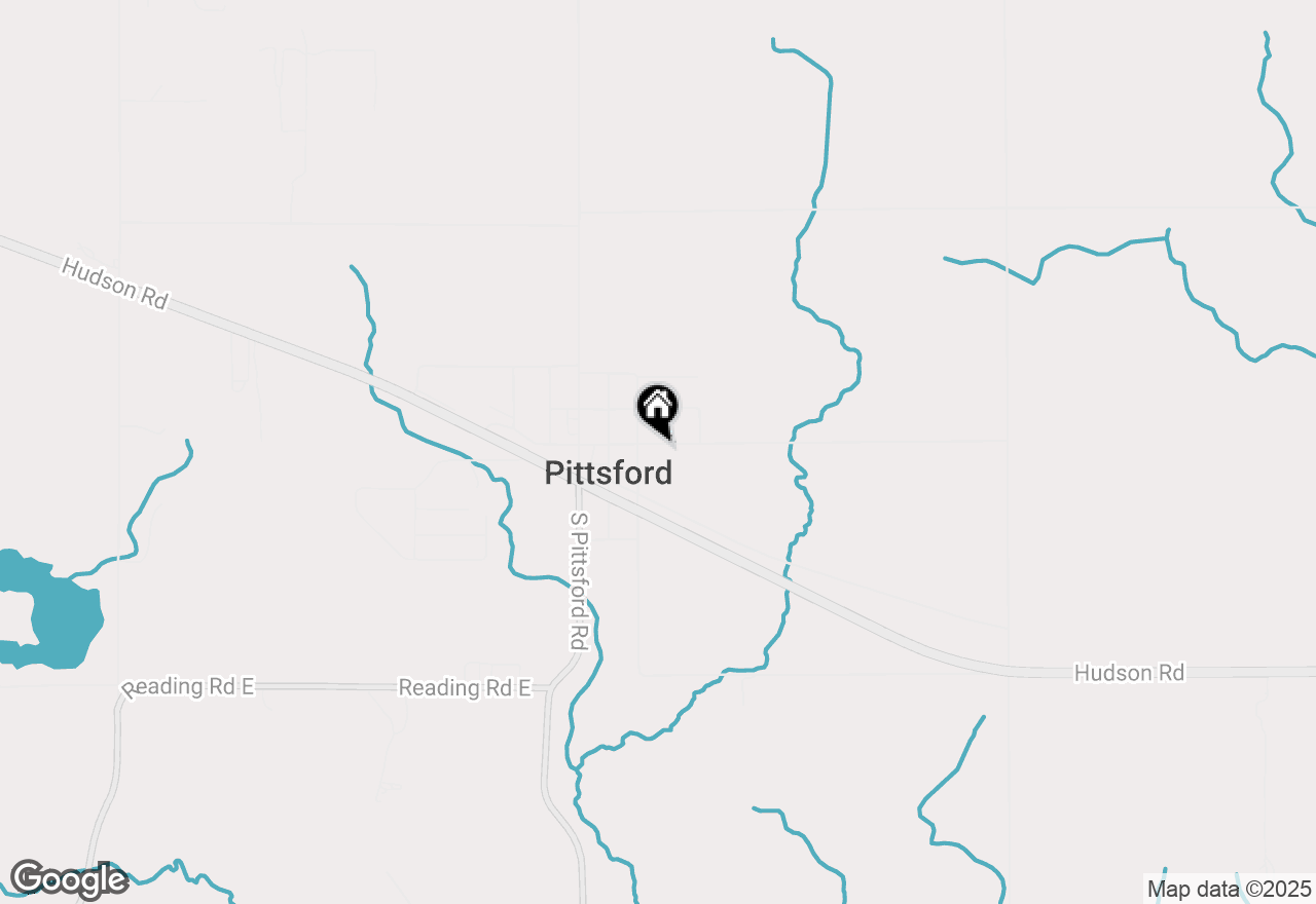 Map of 9195 E Market Road, Pittsford, MI 49271