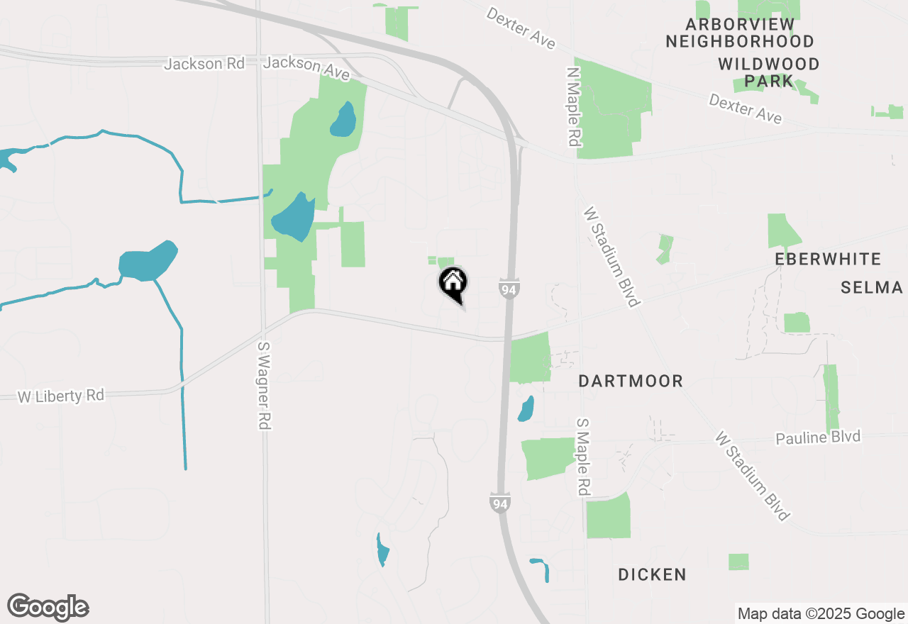 Map of 668 Boston Court, Ann Arbor, MI 48103