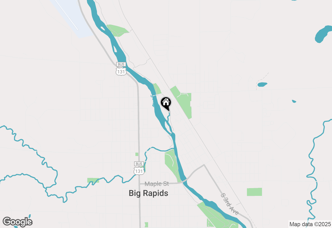 Map of 713 Tioga Park, Big Rapids, MI 49307