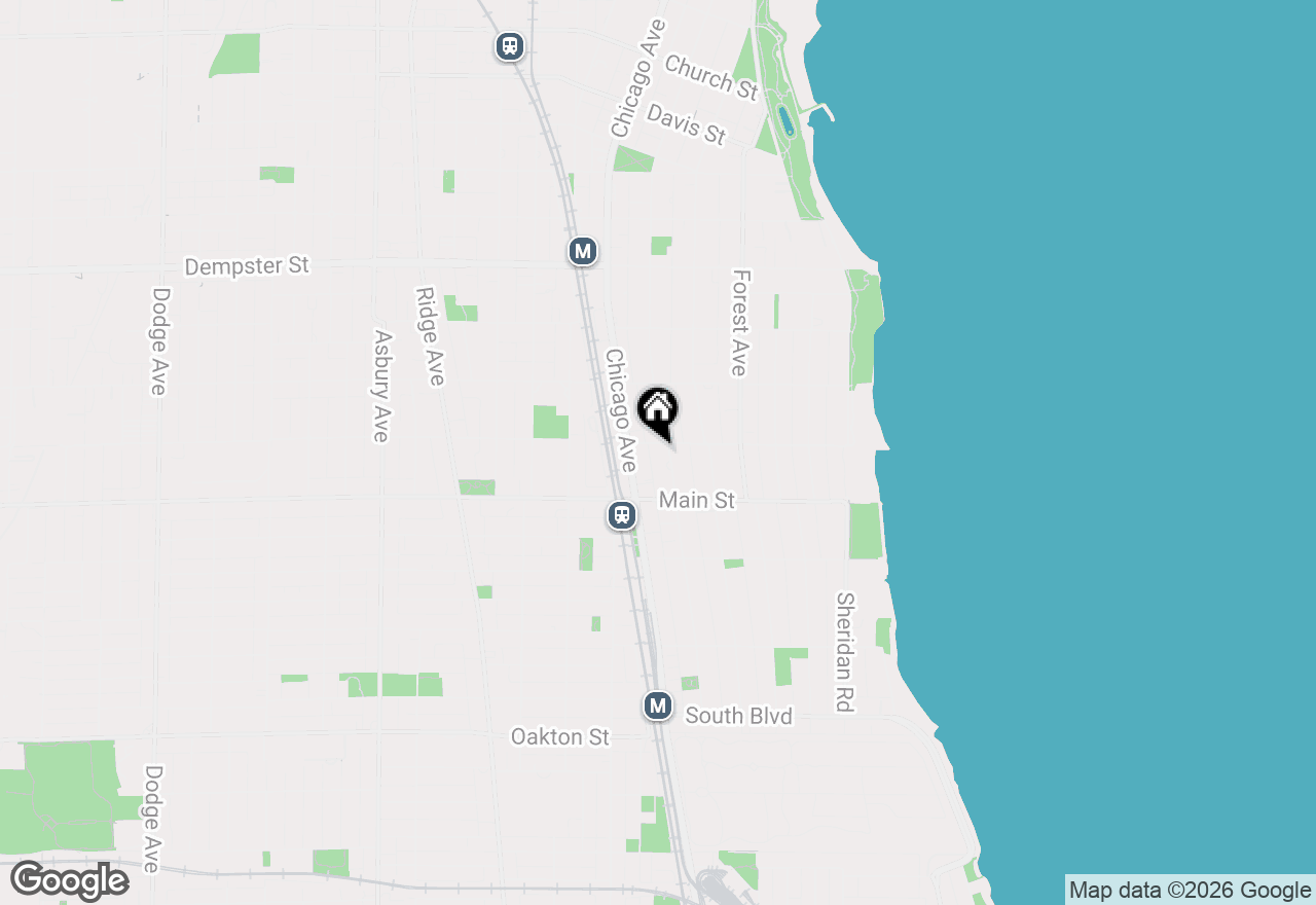 Map of 508 Lee Street #2E, Evanston, IL 60202