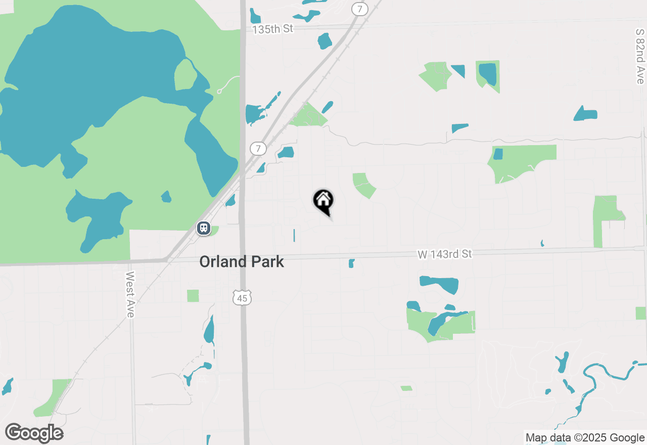 Map of 14137 Charleston Drive, Orland Park, IL 60462
