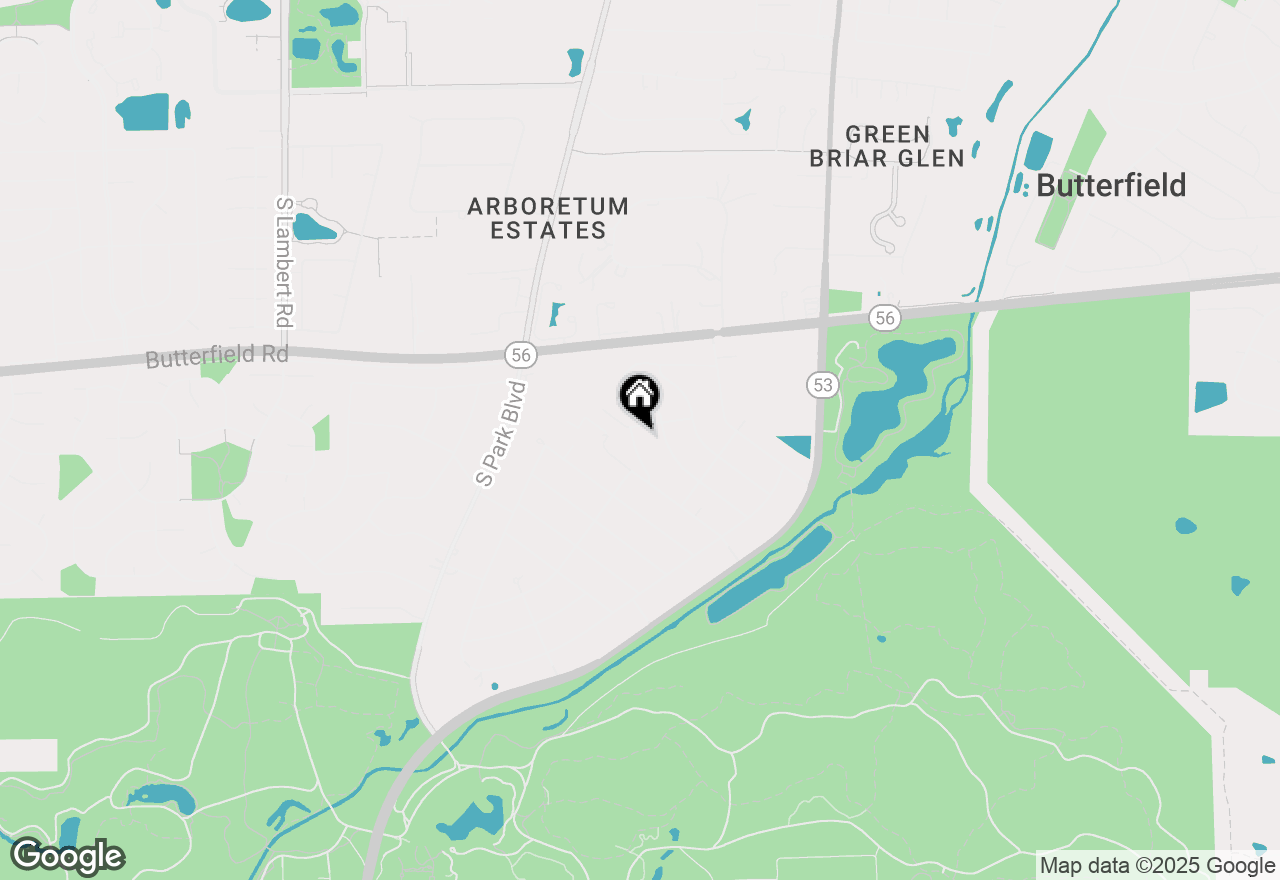 Map of 3S135 Cherrywood Lane, Glen Ellyn, IL 60137