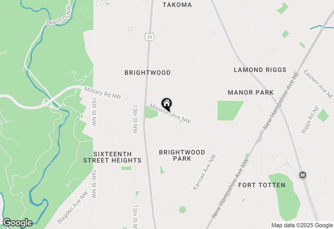 Map of 5728 8th Street Nw, Washington, DC 20011