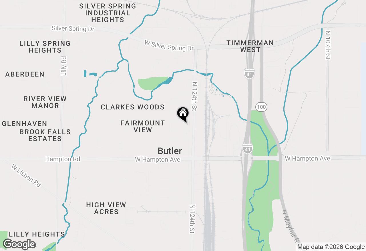 Map of 5017 N 125th St #5019, Butler, WI 53007