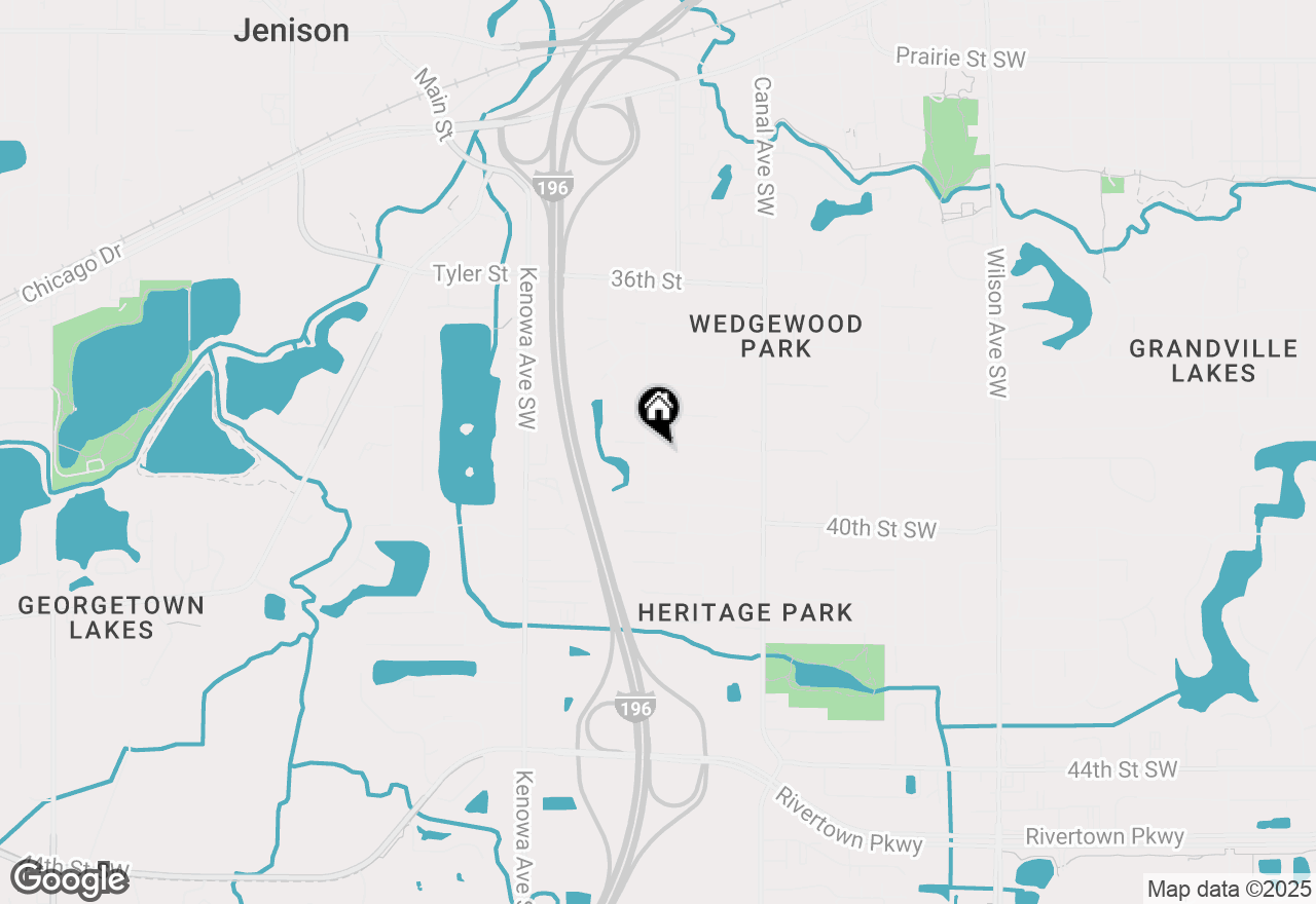 Map of 4576 Billmar Street Sw, Grandville, MI 49418