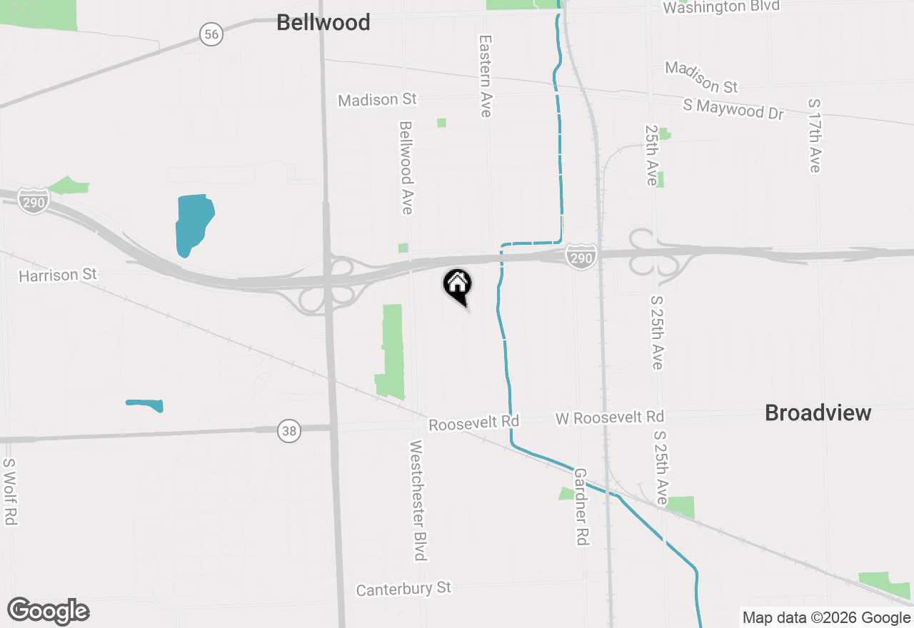 Map of 753 Newcastle Avenue, Westchester, IL 60154