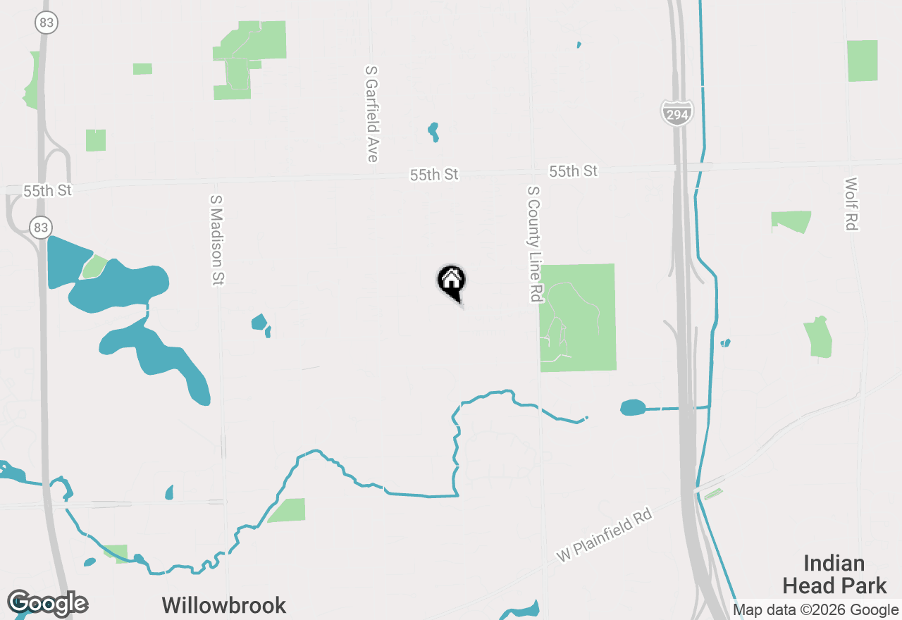 Map of 248 Meadowbrook Lane, Hinsdale, IL 60521