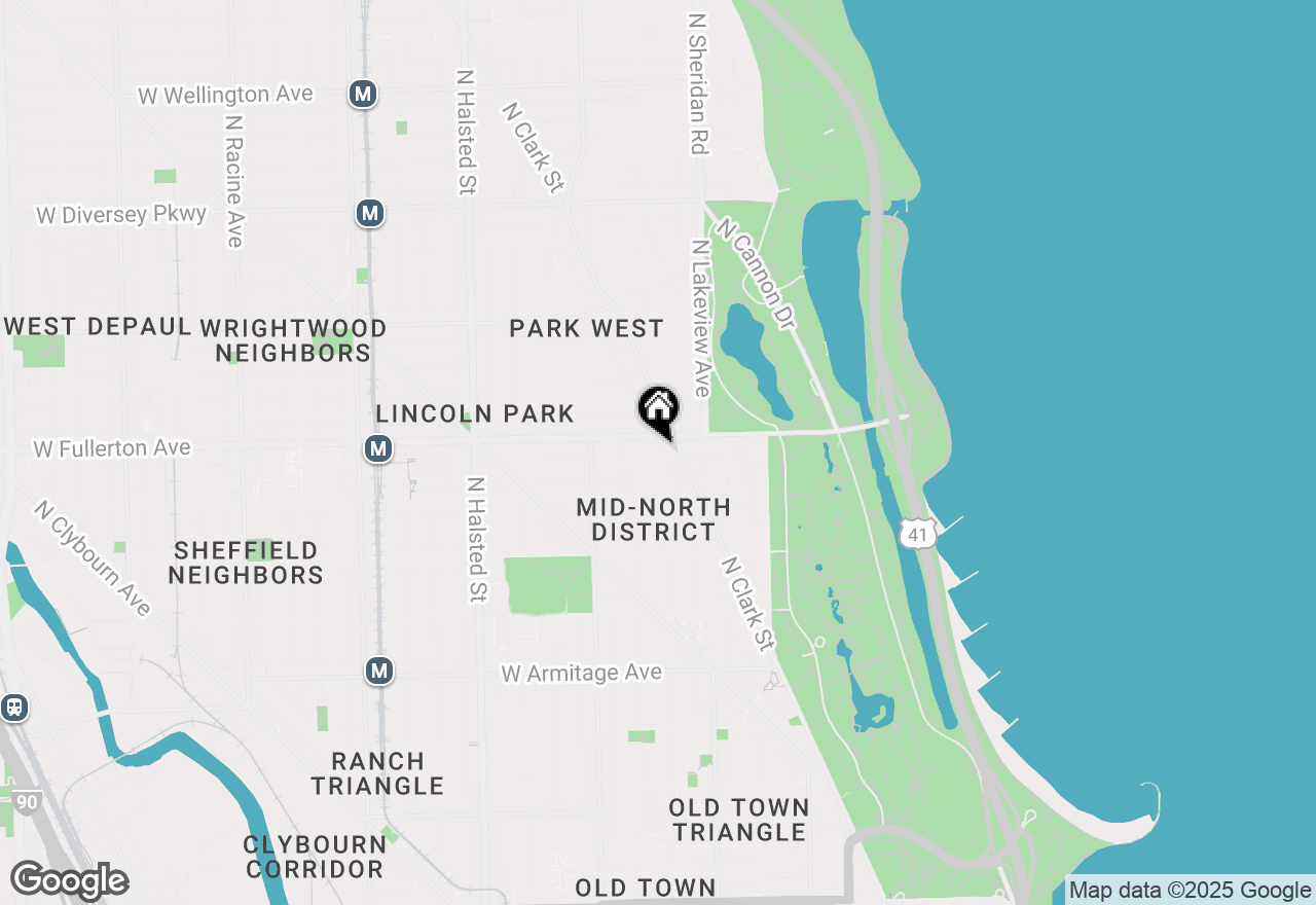 Map of 2347 N Cleveland Avenue, Chicago, IL 60614