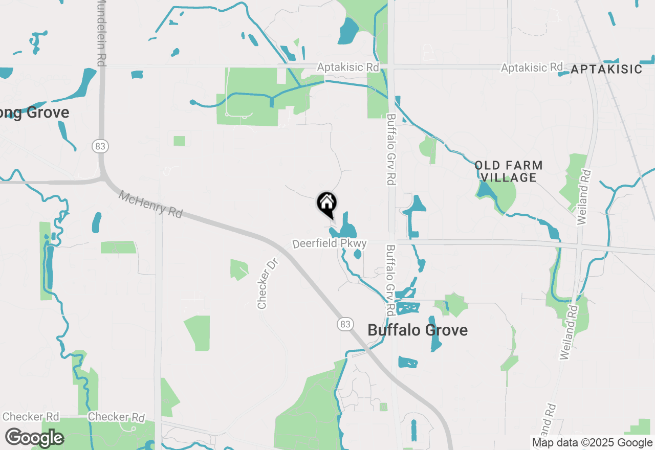 Map of 1151 Green Knolls Drive, Buffalo Grove, IL 60089