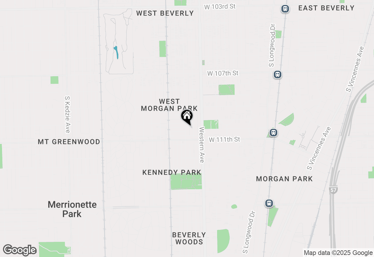 Map of 11017 S Campbell Avenue, Chicago, IL 60655