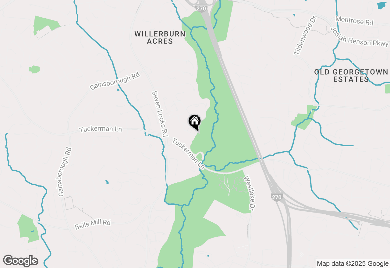 Map of 11300 Emerald Park Road, Potomac, MD 20854