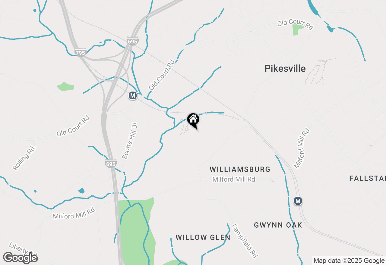 Map of 936 Olmstead Road, Baltimore, MD 21208