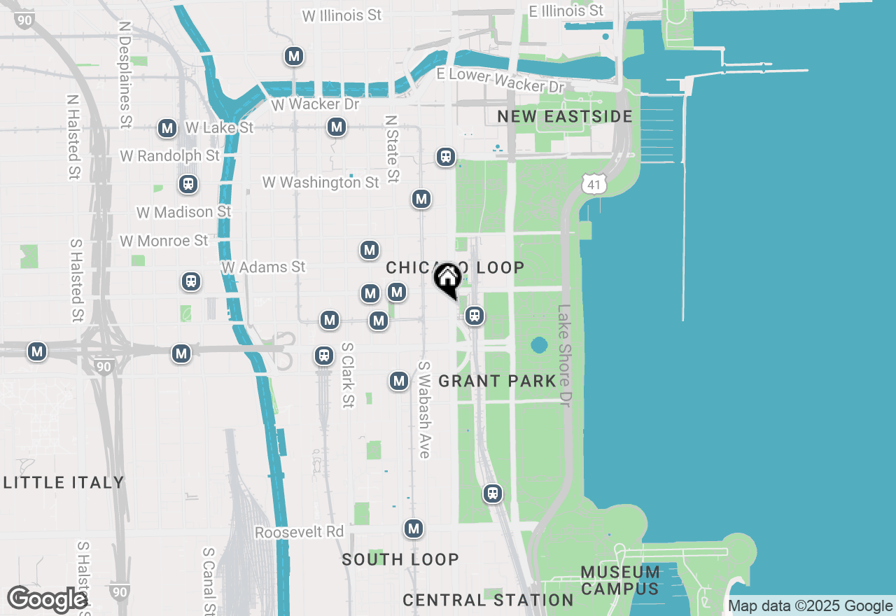 Map of 330 S Michigan Avenue #2006, Chicago, IL 60604