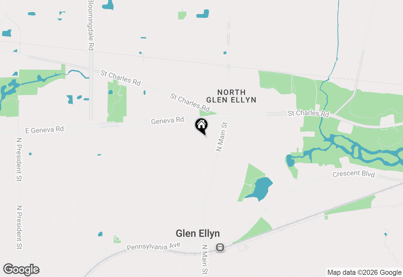 Map of 770 Highland Avenue, Glen Ellyn, IL 60137