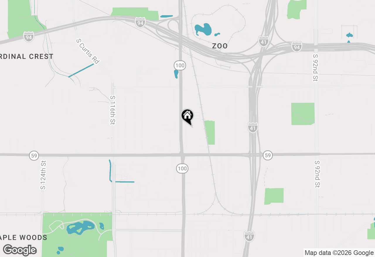 Map of 1137 S 107th St, West Allis, WI 53214