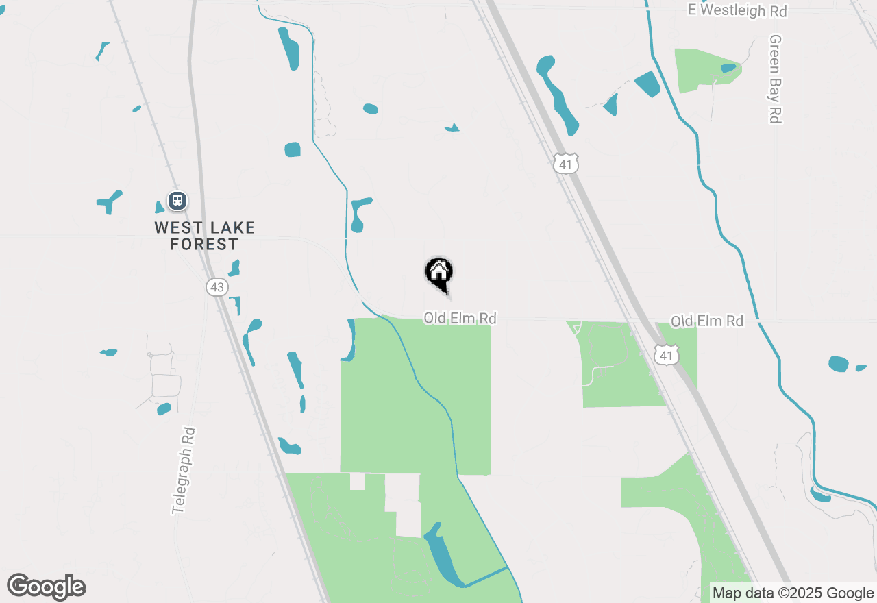 Map of 1156 Mount Vernon Avenue, Lake Forest, IL 60045