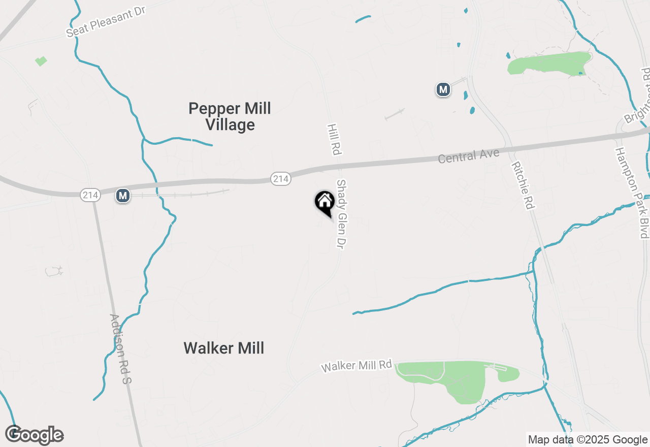 Map of 7355 Shady Glen Terrace, Capitol Heights, MD 20743