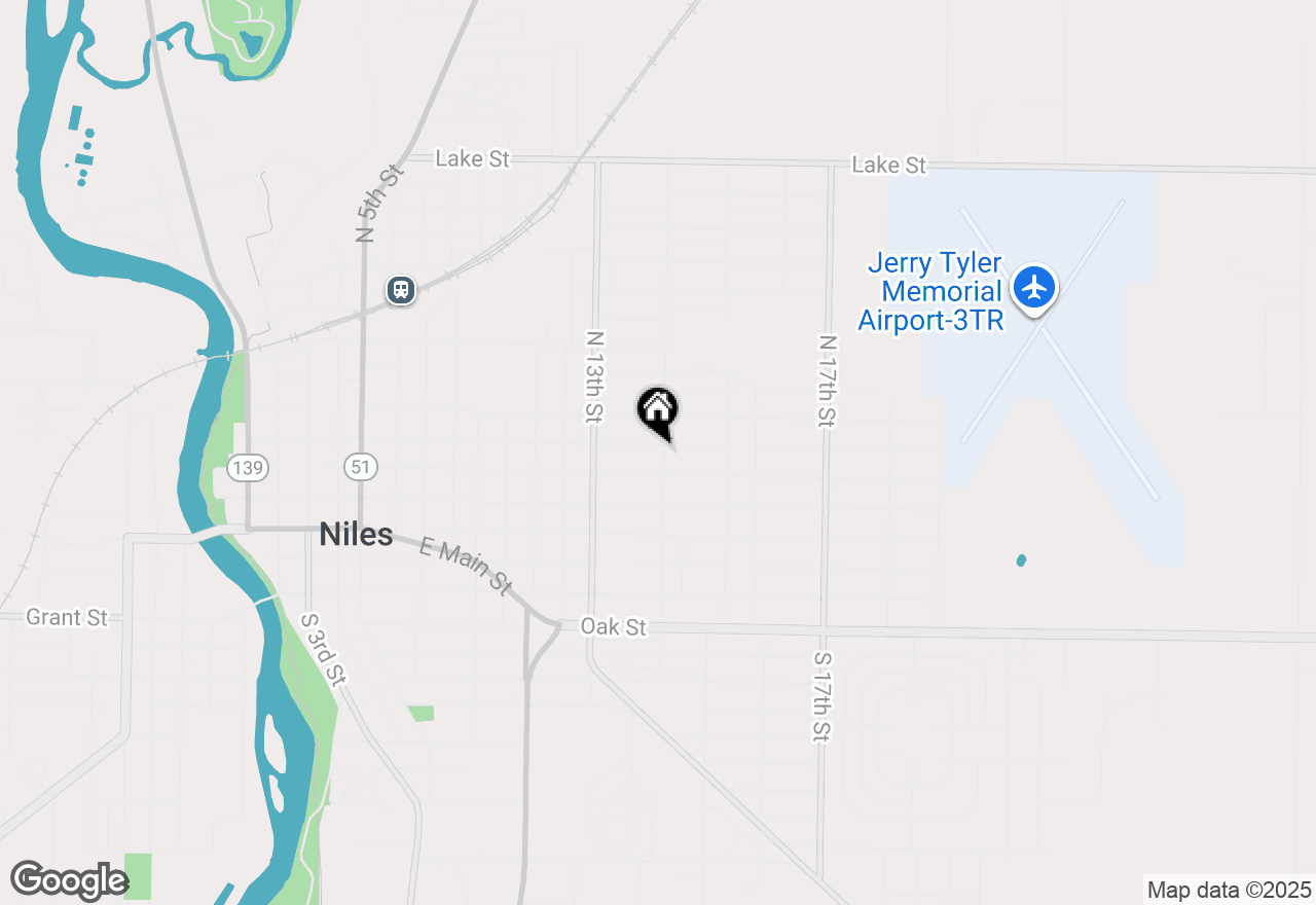 Map of 420 N 14th Street, Niles, MI 49120