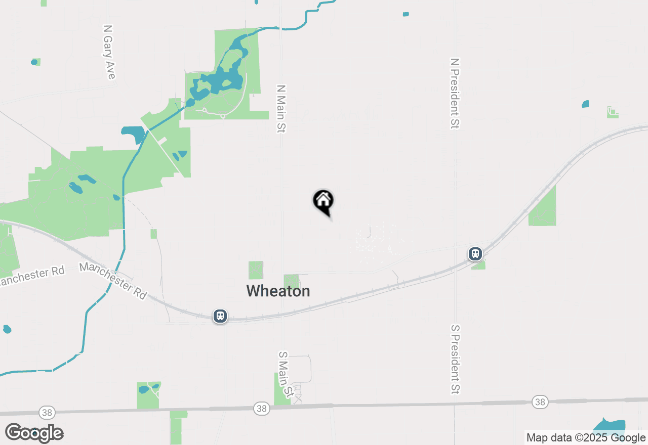 Map of 603 N Scott Street, Wheaton, IL 60187