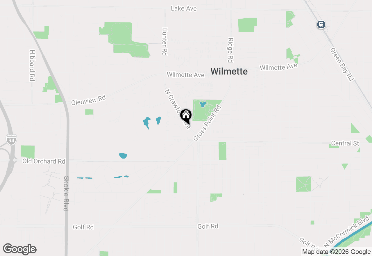 Map of 2658 Crawford Avenue, Evanston, IL 60201