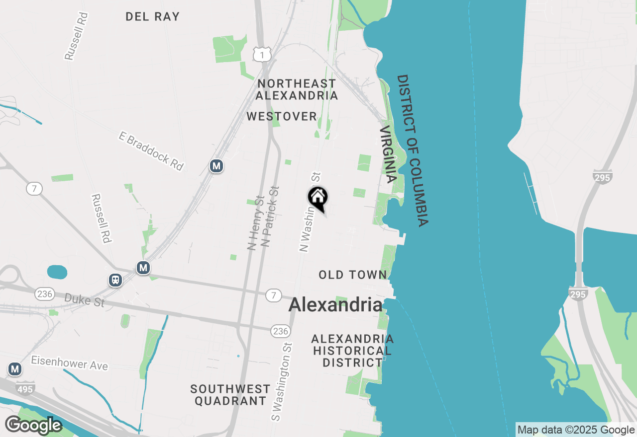 Map of 606 Pendleton Street, Alexandria, VA 22314