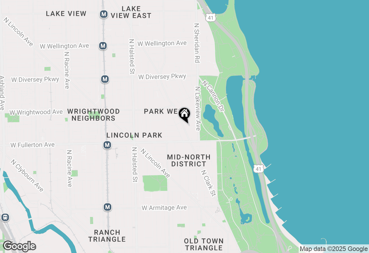 Map of 2465 N Clark Street #2, Chicago, IL 60614