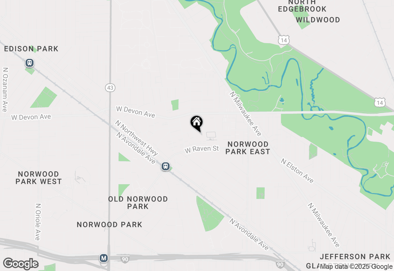 Map of 6245 N Oak Park Avenue, Chicago, IL 60631