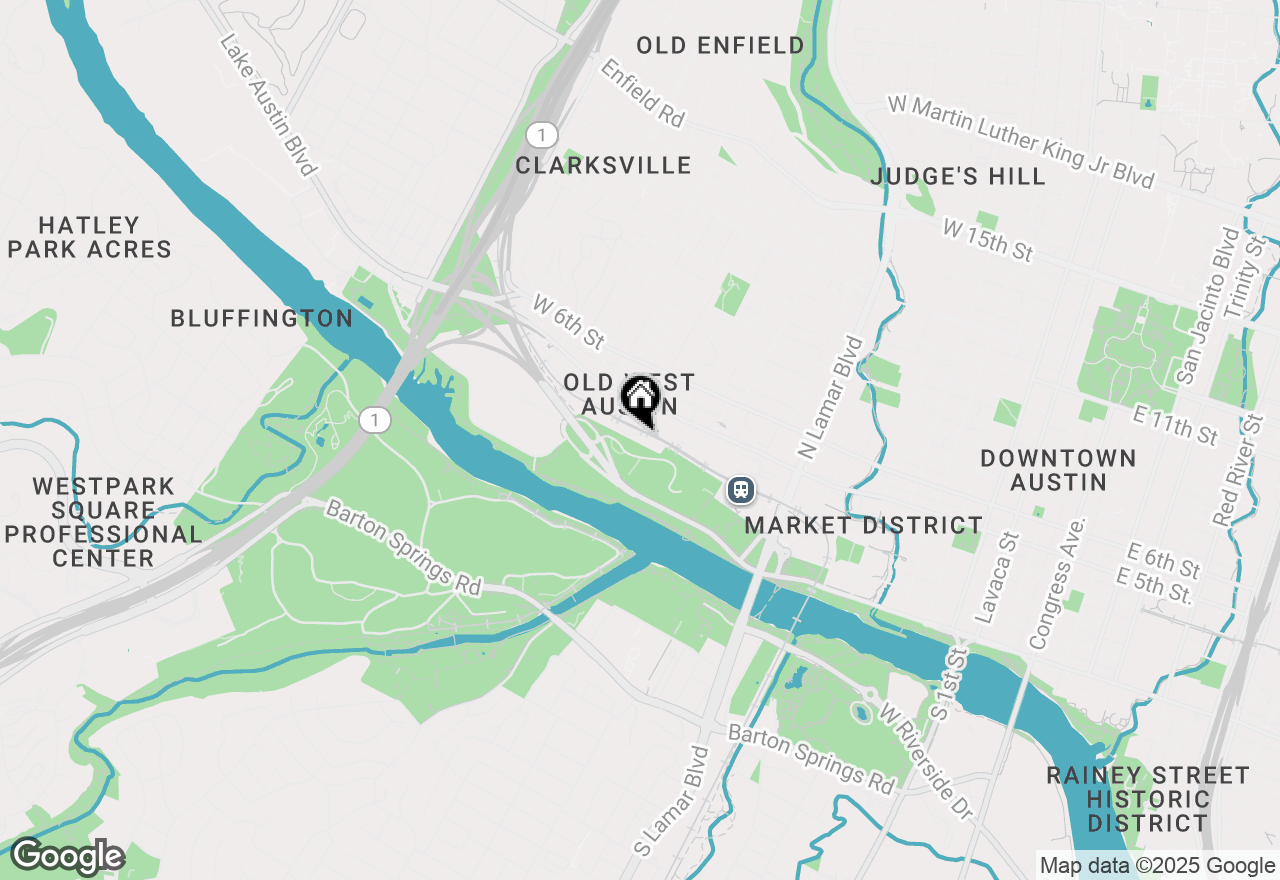 Map of 300 Pressler St #206, Austin, TX 78703