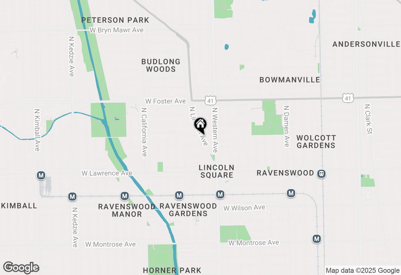 Map of 5008 N Lincoln Avenue #2N, Chicago, IL 60625